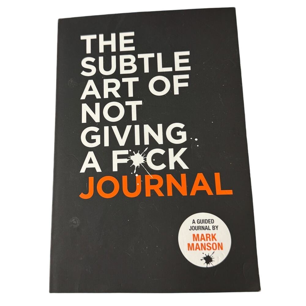 The Subtle Art of Not Giving a F*ck Journal Paperback – May 3, 2022 Humor